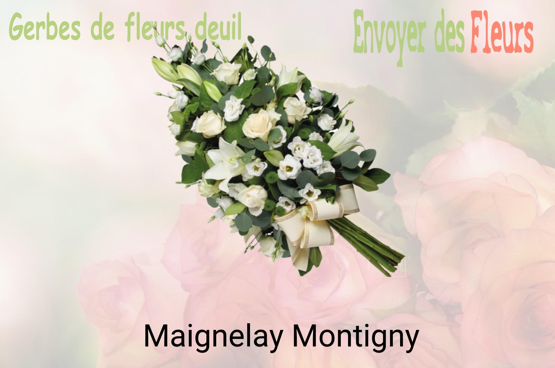 Gerbe de fleurs de deuil livrée à Maignelay-Montigny